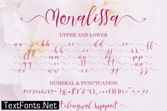 Title Monalissa Font