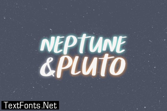 Title Neptune & Pluto Font