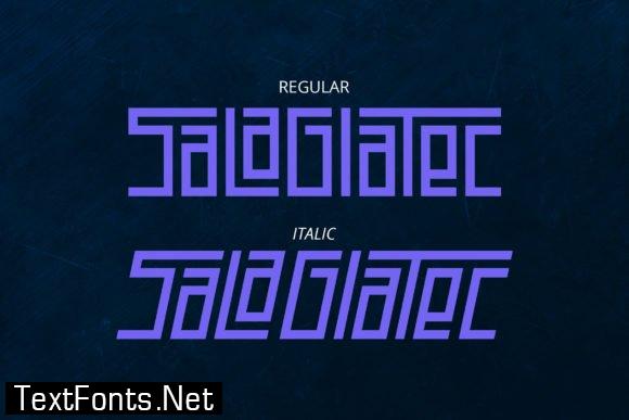 Title Salagiatec Font