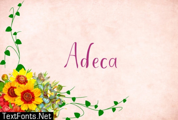 Adeca Font