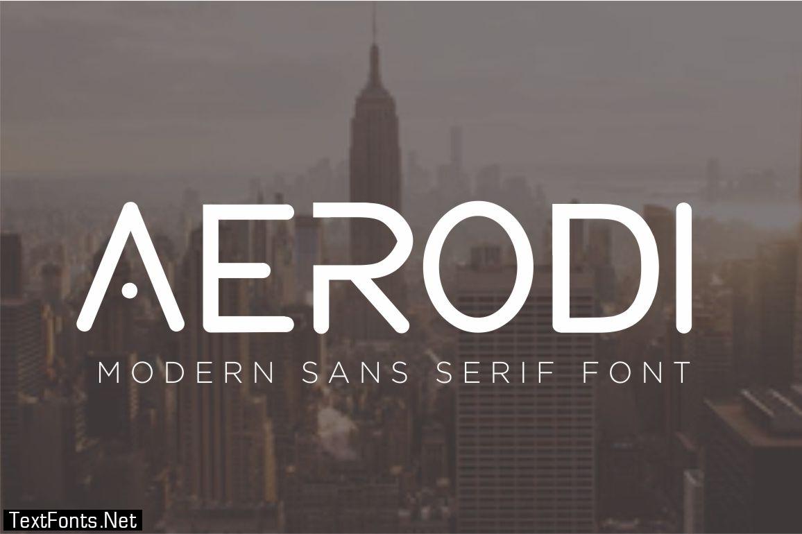 Aerodi Font