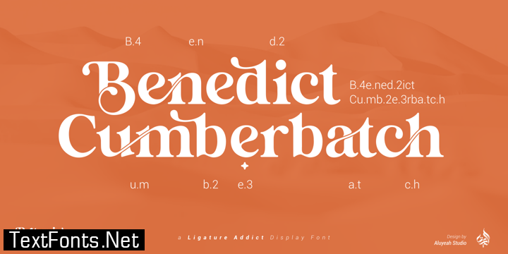 Al Britania Ligatura Font Family