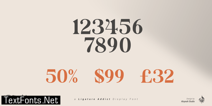 Al Britania Ligatura Font Family