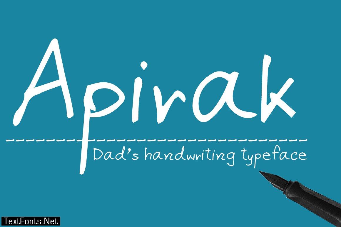 Apirak Font