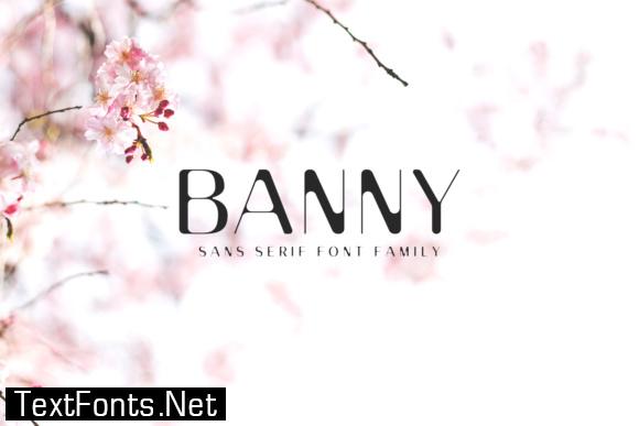 Banny Sans Serif Family Font