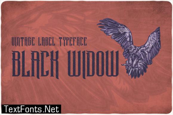 Black Widow Font