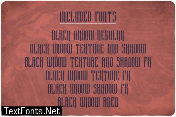 Black Widow Font