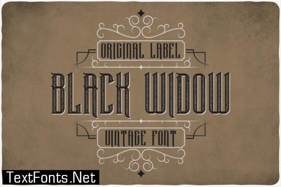 Black Widow Font