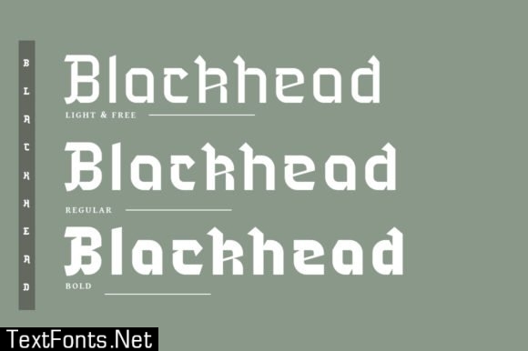 Blackhead Font