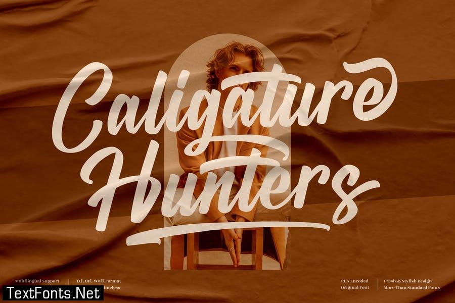 Caligature Hunters Modern Script LS