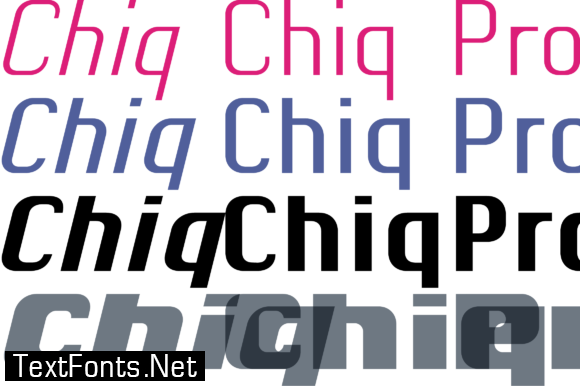 Chiq Pro Font