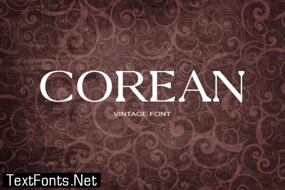 Corean Font