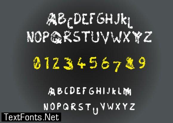 Dead Print Font