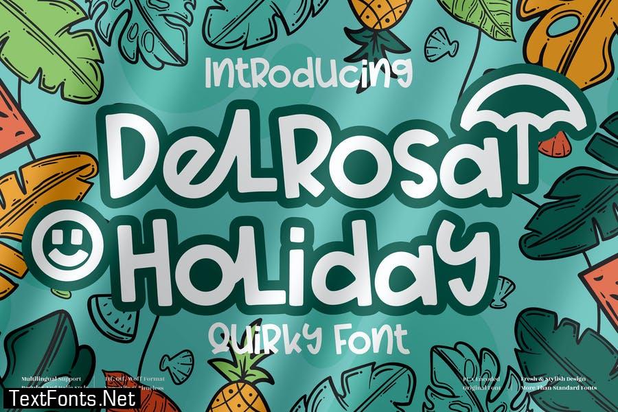 Delrosa Holiday Quirky Font LS