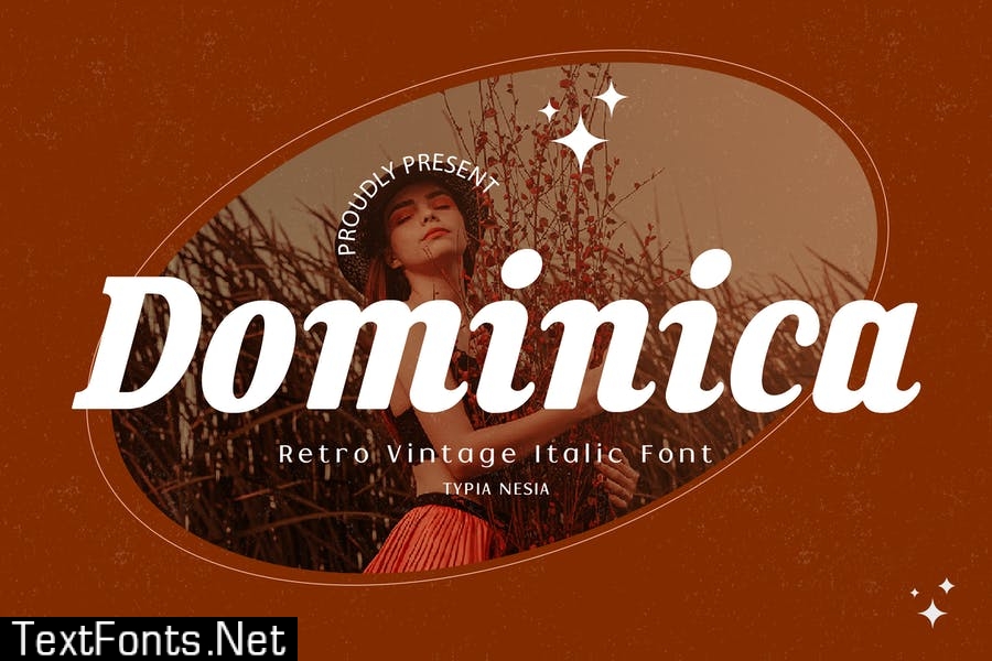 Dominica - Bold Italic Retro Vintage