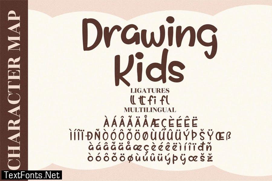 Drawing Kids Quirky Font LS