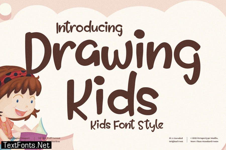 Drawing Kids Quirky Font LS