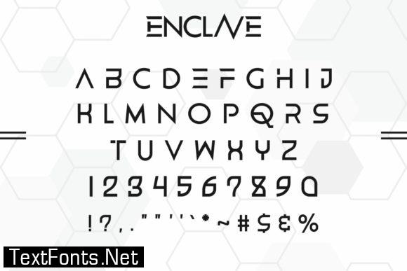 Enclave Font