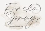 Eureka Spring Chic Signature Font