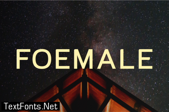 Foemale Font