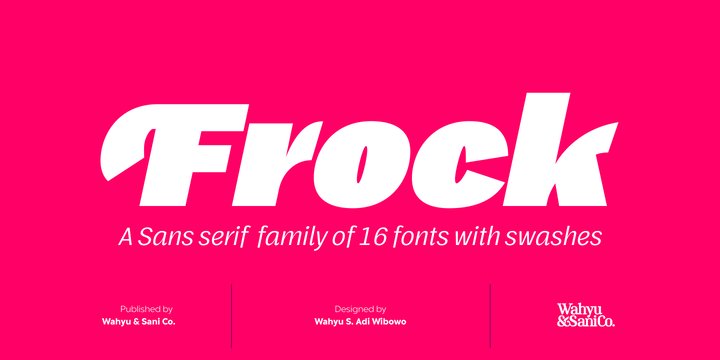 Frock Font Family