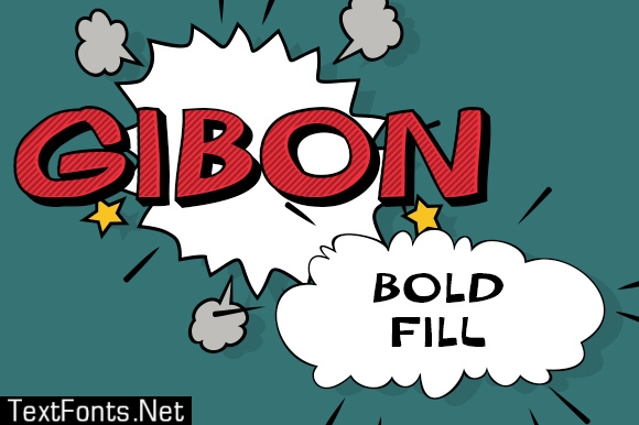 Gibon Bold Fill Font