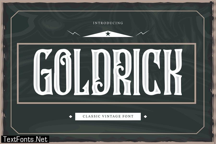 Goldrick | Classic Vintage Font