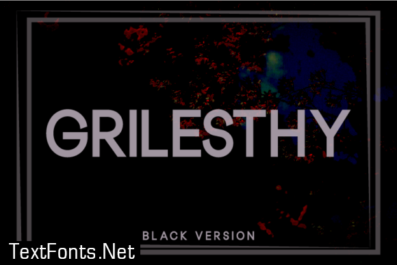 Grilesthy Black Font