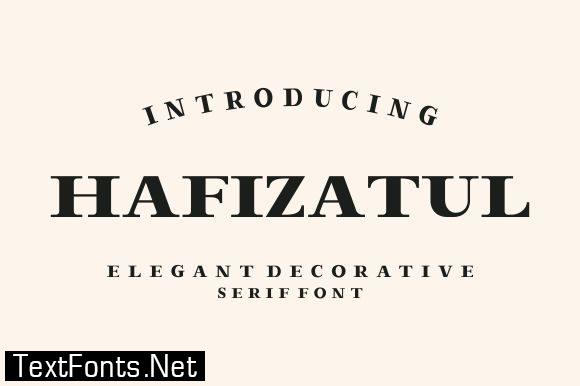 Hafizatul Font