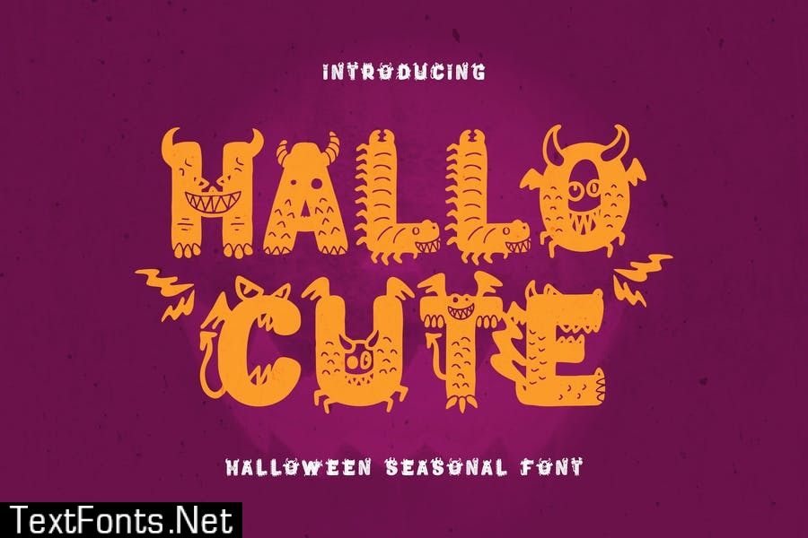 Hallocute Font