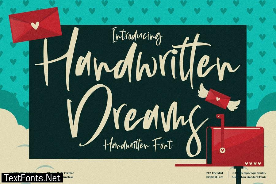 Handwritten Dreams Font LS