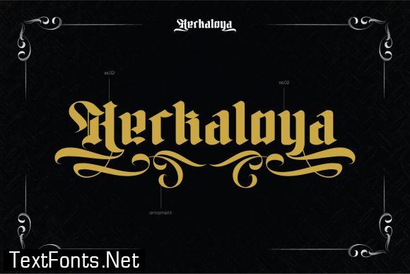 Herkaloya Font
