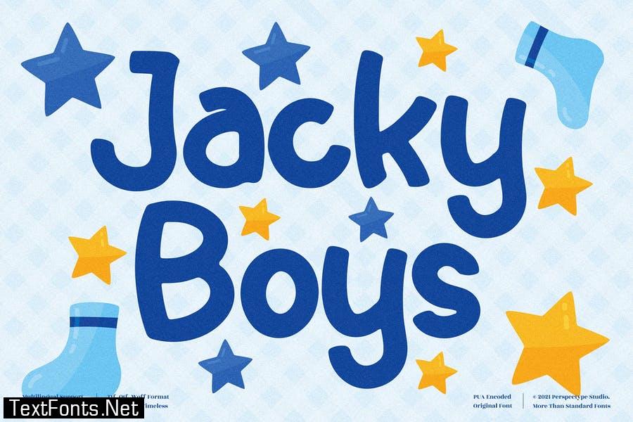 Jacky Boys Quirky Font LS