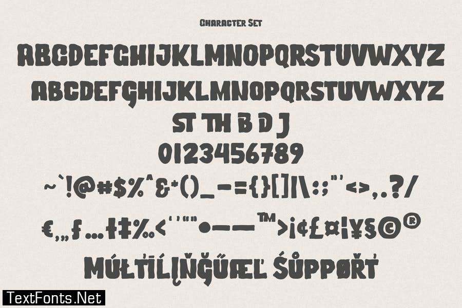 Jeigers Display Font