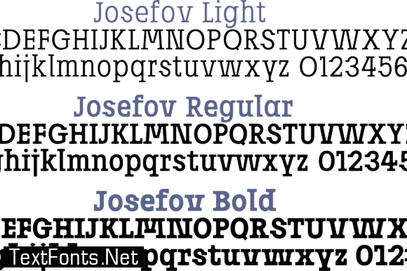 Josefov Font