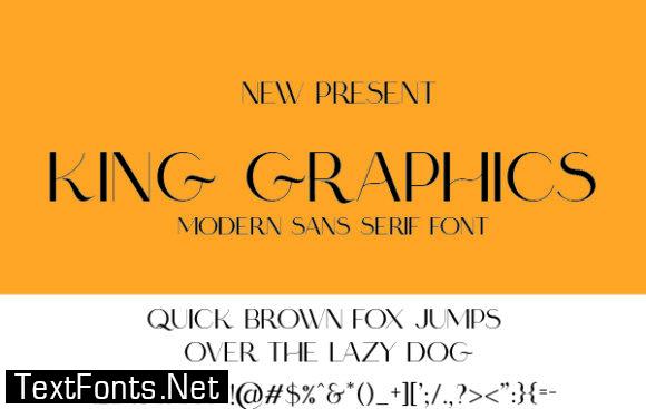 King Graphics Font