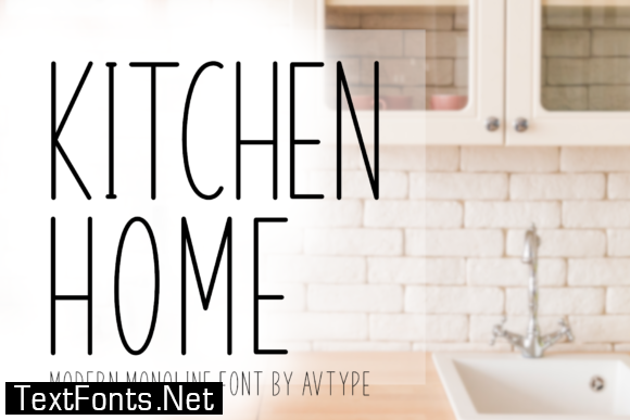 Kitchen Home Font