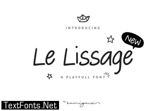 Le Lissage Font