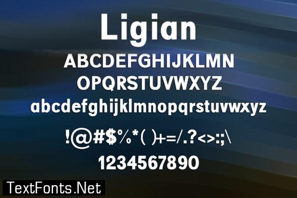 Ligian Font