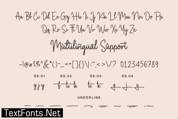 Magnolia Sparkling Font