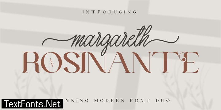 Margareth Rosinante Font Family