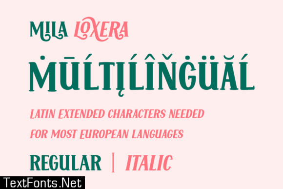 Mila Loxera Font