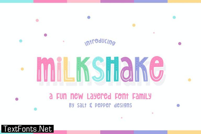 Milkshake Font Family