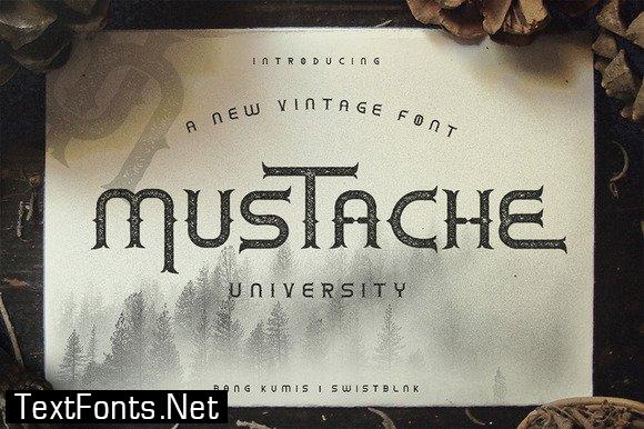 Mustache Font