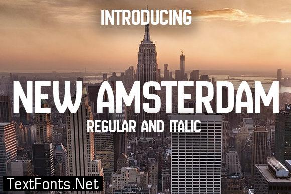 New Amsterdam Font