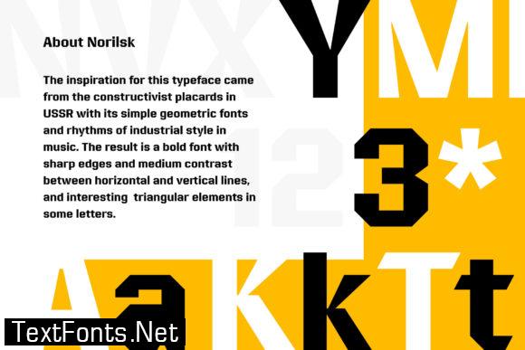 Norilsk Font