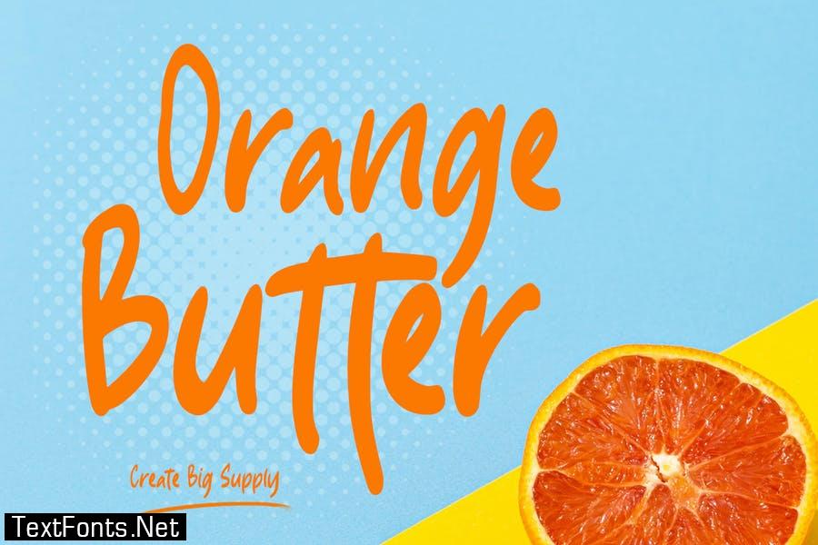 Orange Butter Font