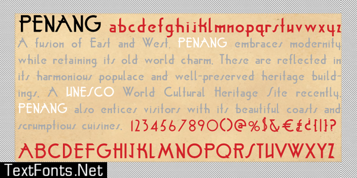 Penang Font