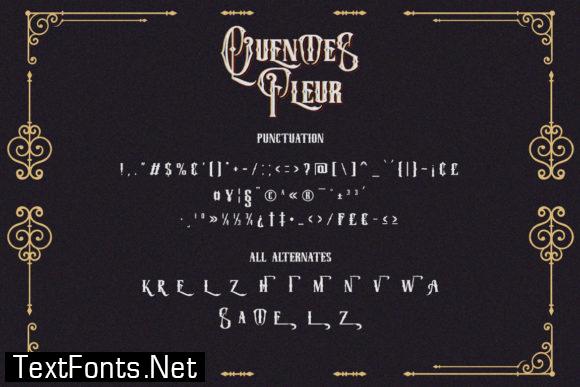 Quentes Fleur Font