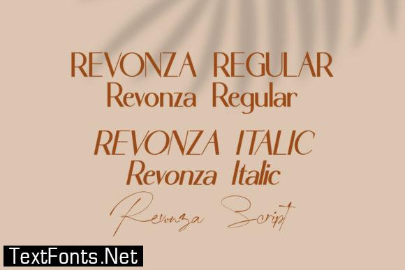 Revonza Authentic Font